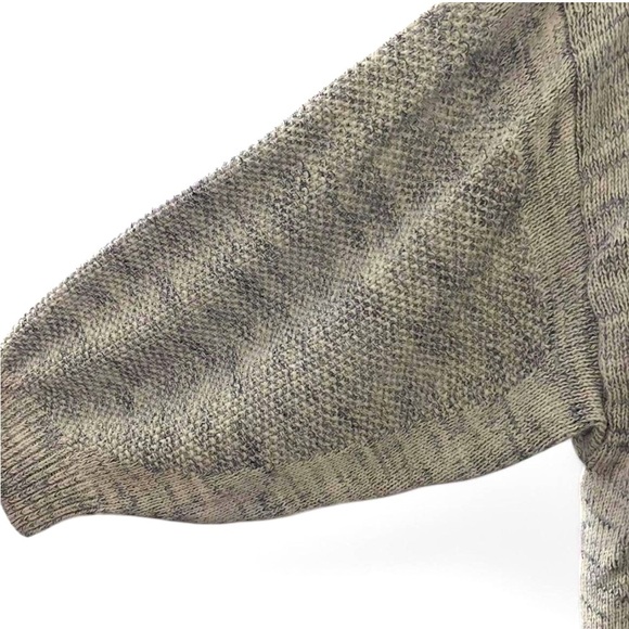 Terra & Sky Grey with Blue Hue Oversized Knit Sweater - Picture 3 of 6